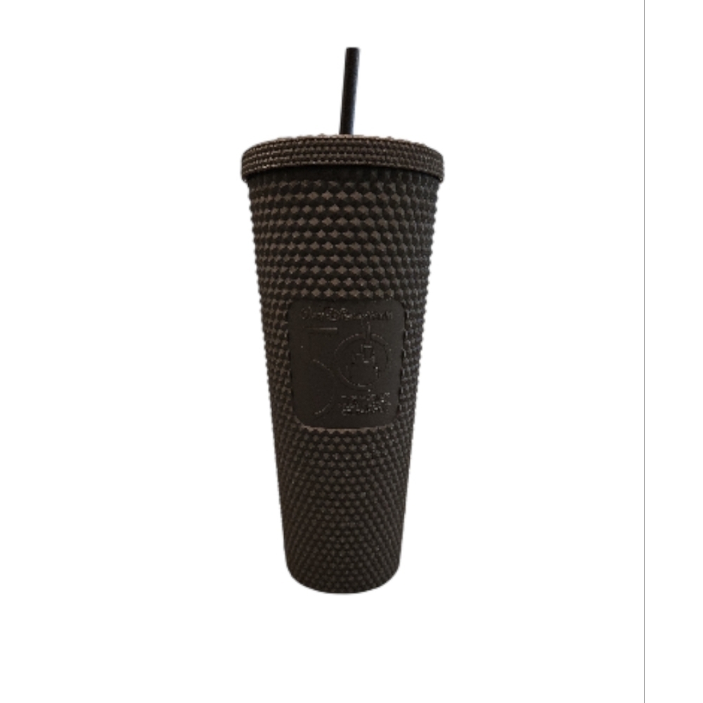 STARBUCKS X WALT DISNEY WORLD 50TH ANNIVERSARY 24OZ BLACK DIAMOND DESIGN TUMBLER